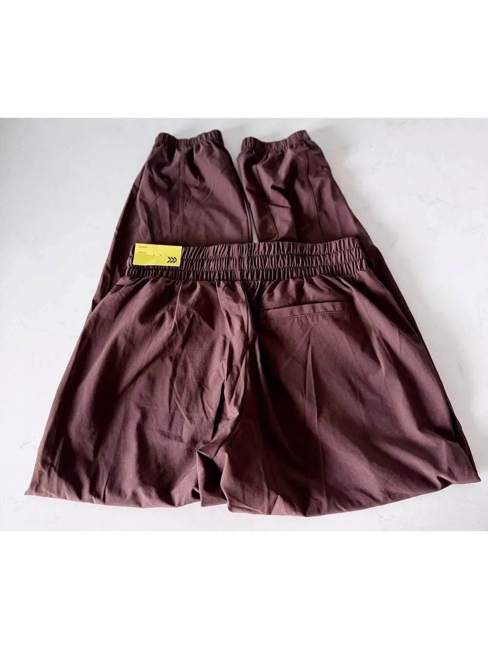 All in Motion Brown Elastic Waist Mid Rise Jogger Pants Women Size XS